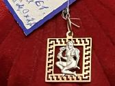 Prabangūs auksiniai Zodiakų pakabukai su baltu auk - nuotraukos Nr. 5