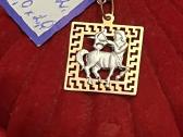 Prabangūs auksiniai Zodiakų pakabukai su baltu auk - nuotraukos Nr. 9