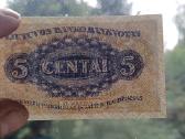1922 m. popieriniai centai Reprodukcija - nuotraukos Nr. 4