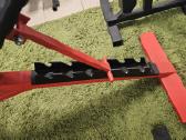 Parduodu rimto metalo suoliuka,ir štangos laikikli - nuotraukos Nr. 2