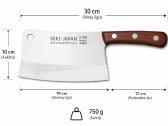 Kapoklės tipo peilis - sunkus 750g - nuotraukos Nr. 5