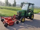 John Deere 855 traktorius 4wd su pjaunamaja deka - nuotraukos Nr. 4