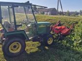 John Deere 855 traktorius 4wd su pjaunamaja deka - nuotraukos Nr. 12