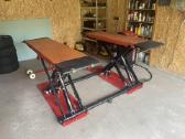 Mobilus žirklinis keltuvas Weber Khb-1000e (220v) - nuotraukos Nr. 3