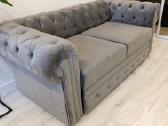 Pilka sofa-lova „čester-1“, miegama dalis 140x190 - nuotraukos Nr. 2