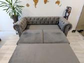 Pilka sofa-lova „čester-1“, miegama dalis 140x190 - nuotraukos Nr. 4