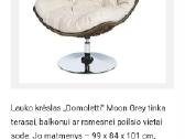 Naudoti 2 Vnt. Lauko Krėslai "Domoletti" Moon Gray - nuotraukos Nr. 16