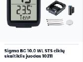 Sigma Bc 10.0 Wl Sts ciklų skaitiklis - nuotraukos Nr. 5