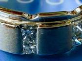 Diamour Wedding Vyriška Balto Au Žieda Su Briliant - nuotraukos Nr. 19