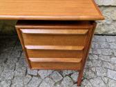 Vintažinis mid century tikmedžio rašomojo stalas - nuotraukos Nr. 25
