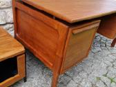 Vintažinis mid century tikmedžio rašomojo stalas - nuotraukos Nr. 26