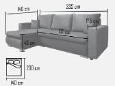 Sofa-lova (kampas) - nuotraukos Nr. 7