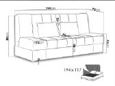 Sofa lova su patalynės dėže - nuotraukos Nr. 6