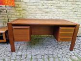 Vintažinis mid century tikmedžio rašomojo stalas - nuotraukos Nr. 13