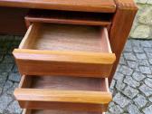 Vintažinis mid century tikmedžio rašomojo stalas - nuotraukos Nr. 14
