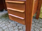 Vintažinis mid century tikmedžio rašomojo stalas - nuotraukos Nr. 18