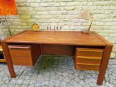 Vintažinis mid century tikmedžio rašomojo stalas - nuotraukos Nr. 21