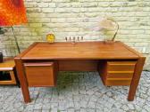 Vintažinis mid century tikmedžio rašomojo stalas - nuotraukos Nr. 27