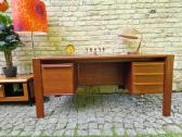Vintažinis mid century tikmedžio rašomojo stalas - nuotraukos Nr. 29