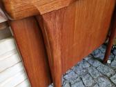 Vintažinis mid century tikmedžio rašomojo stalas - nuotraukos Nr. 7