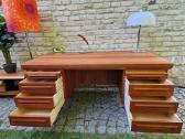 Vintažinis mid century tikmedžio rašomojo stalas - nuotraukos Nr. 8