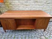 Vintažinis mid century tikmedžio rašomojo stalas - nuotraukos Nr. 20