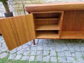 Vintažinis mid century tikmedžio rašomojo stalas - nuotraukos Nr. 21