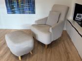 Trivietė sofa + fotelis su pakoju - nuotraukos Nr. 12