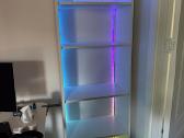 Ikea Best spintelė su lentynomis ir LED apšvietim - nuotraukos Nr. 3