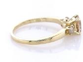 Natūralių deimantų žiedas, 14k auksas, 0,67ct, Igi - nuotraukos Nr. 3