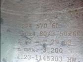 Pjovimo diskas Ake (Germany) d=570mm X4.8/3.5x60mm - nuotraukos Nr. 3
