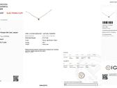 14k briliantinis pakabukas su grandinėle, 0,51 ct - nuotraukos Nr. 6