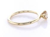 14k aukso žiedas su natūraliu deimantu ,0,51 ct - nuotraukos Nr. 3