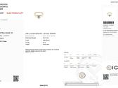 14k aukso žiedas su natūraliu deimantu ,0,51 ct - nuotraukos Nr. 6