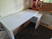 Rašomasis stalas Ikea Malm su ištraukiama dalimi - nuotraukos Nr. 2