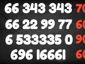 Lengvas VIP Numeris 66666 ir 3444433 - nuotraukos Nr. 2