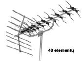 Lauko TV antena logoperiodinė Philex - nuotraukos Nr. 2