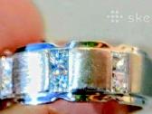 Diamour Weddng Vyriškas Balto Au Ziedas Su Brilant - nuotraukos Nr. 20