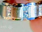 Diamour Wedding Vyriška Balto Au Žieda Su Briliant - nuotraukos Nr. 34