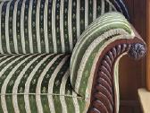Klasikinė raižyto medžio sofa ir 6 kėdės - nuotraukos Nr. 4