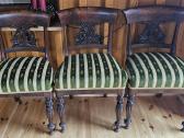 Klasikinė raižyto medžio sofa ir 6 kėdės - nuotraukos Nr. 7