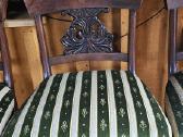 Klasikinė raižyto medžio sofa ir 6 kėdės - nuotraukos Nr. 8