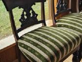 Klasikinė raižyto medžio sofa ir 6 kėdės - nuotraukos Nr. 9