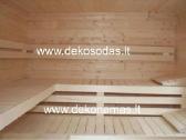 Medinė sauna „Baltic Amber“ 45 mm 480x240 cm - nuotraukos Nr. 4