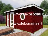 Medinė sauna „Baltic Aroma“ 480x240 cm - nuotraukos Nr. 6