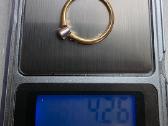 750 prabuotas Tillander žiedas su 0,36ct briliantų - nuotraukos Nr. 12