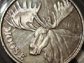 Sidabrine .999 moneta Briedis 1oz - nuotraukos Nr. 2