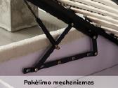 Dvigulė miegamojo lova su patalynės dėže - nuotraukos Nr. 13