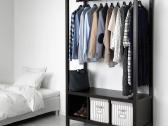 Medinė atvira rūbų spinta Hemnes - nuotraukos Nr. 2
