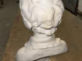 Gipso biustas – mergaitė, pagal Jean-antoine Houdo - nuotraukos Nr. 3
